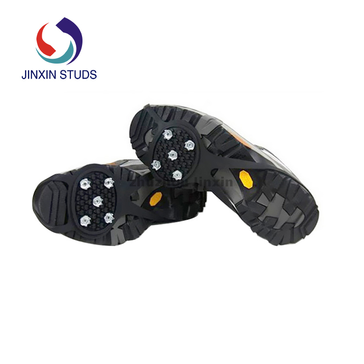 Прочные зимние снежные 5-зубчатые силиконовые шипы для ледяных захватов для походной обуви